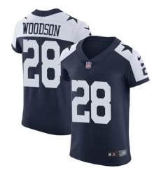 Nike Cowboys #28 Darren Woodson Navy Blue Thanksgiving Mens Stitched NFL Vapor Untouchable Throwback Elite Jersey Nike Cowboys #28 Darren Woodson Navy Blue Thanksgiving Mens Stitched NFL Vapor Untouchable Throwback Elite Jersey