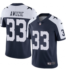 Nike Cowboys #33 Chidobe Awuzie Navy Blue Thanksgiving Mens Stitched NFL Vapor Untouchable Limited Throwback Jersey Nike Cowboys #33 Chidobe Awuzie Navy Blue Thanksgiving Mens Stitched NFL Vapor Untouchable Limited Throwback Jersey