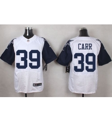 Nike Cowboys #39 Brandon Carr White Mens Stitched NFL Elite Rush Jerseys Nike Cowboys #39 Brandon Carr White Mens Stitched NFL Elite Rush Jerseys