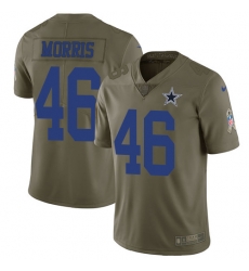 Nike Cowboys #46 Alfred Morris Olive Mens Stitched NFL Limited 2017 Salute To Service Jersey Nike Cowboys #46 Alfred Morris Olive Mens Stitched NFL Limited 2017 Salute To Service Jersey