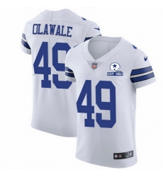 Nike Cowboys 49 Jamize Olawale White Men Stitched With Established In 1960 Patch NFL New Elite Jersey Nike Cowboys 49 Jamize Olawale White Men Stitched With Established In 1960 Patch NFL New Elite Jersey
