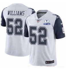 Nike Cowboys 52 Connor Williams White Men Stitched With Established In 1960 Patch NFL Limited Rush Jersey Nike Cowboys 52 Connor Williams White Men Stitched With Established In 1960 Patch NFL Limited Rush Jersey