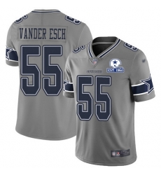 Nike Cowboys 55 Leighton Vander Esch Gray Men Stitched With Established In 1960 Patch NFL Limited Inverted Legend Jersey Nike Cowboys 55 Leighton Vander Esch Gray Men Stitched With Established In 1960 Patch NFL Limited Inverted Legend Jersey