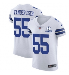 Nike Cowboys 55 Leighton Vander Esch White Men Stitched With Established In 1960 Patch NFL New Elite Jersey Nike Cowboys 55 Leighton Vander Esch White Men Stitched With Established In 1960 Patch NFL New Elite Jersey