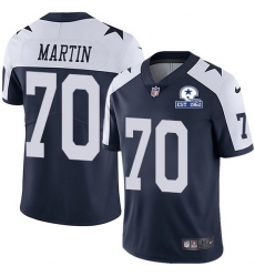 Nike Cowboys 70 Zack Martin Navy Blue Thanksgiving Men Stitched With Established In 1960 Patch NFL Vapor Untouchable Limited Throwback Jersey Nike Cowboys 70 Zack Martin Navy Blue Thanksgiving Men Stitched With Established In 1960 Patch NFL Vapor Untouchable Limited Throwback Jersey