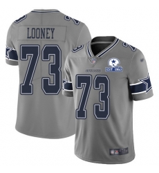 Nike Cowboys 73 Joe Looney Gray Men Stitched With Established In 1960 Patch NFL Limited Inverted Legend Jersey Nike Cowboys 73 Joe Looney Gray Men Stitched With Established In 1960 Patch NFL Limited Inverted Legend Jersey