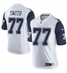 Nike Cowboys #77 Tyron Smith White Mens Stitched NFL Limited Rush Jerseys Nike Cowboys #77 Tyron Smith White Mens Stitched NFL Limited Rush Jerseys
