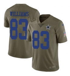 Nike Cowboys #83 Terrance Williams Olive Mens Stitched NFL Limited 2017 Salute To Service Jersey Nike Cowboys #83 Terrance Williams Olive Mens Stitched NFL Limited 2017 Salute To Service Jersey