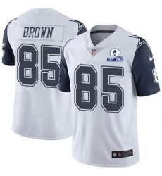 Nike Cowboys 85 Noah Brown White Men Stitched With Established In 1960 Patch NFL Limited Rush Jersey Nike Cowboys 85 Noah Brown White Men Stitched With Established In 1960 Patch NFL Limited Rush Jersey