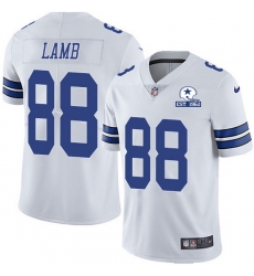 Nike Cowboys 88 CeeDee Lamb White Men Stitched With Established In 1960 Patch NFL Vapor Untouchable Limited Jersey Nike Cowboys 88 CeeDee Lamb White Men Stitched With Established In 1960 Patch NFL Vapor Untouchable Limited Jersey