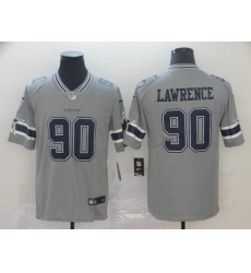 Nike Cowboys 90 DeMarcus Lawrence Gray Inverted Legend Limited Jersey Nike Cowboys 90 DeMarcus Lawrence Gray Inverted Legend Limited Jersey