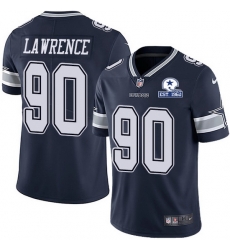 Nike Cowboys 90 DeMarcus Lawrence Navy Blue Team Color Men Stitched With Established In 1960 Patch NFL Vapor Untouchable Limited Jersey Nike Cowboys 90 DeMarcus Lawrence Navy Blue Team Color Men Stitched With Established In 1960 Patch NFL Vapor Untouchable Limited Jersey