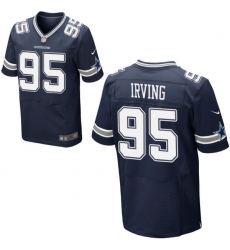 Nike Cowboys #95 David Irving Home Navy Mens Stitched Elite Jersey Nike Cowboys #95 David Irving Home Navy Mens Stitched Elite Jersey