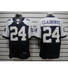 Nike Dallas Cowboys 24 Morris Claiborne Blue Elite Thankgivings NFL Jersey Nike Dallas Cowboys 24 Morris Claiborne Blue Elite Thankgivings NFL Jersey