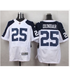 Nike Dallas Cowboys #25 Lance Dunbar White Thanksgiving Throwback Men 27s Stitched NFL Elite Jersey Nike Dallas Cowboys #25 Lance Dunbar White Thanksgiving Throwback Men 27s Stitched NFL Elite Jersey