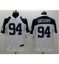 Nike Dallas Cowboys #94 Randy Gregory White Thanksgiving Throwback Men 27s Stitched NFL Limited Jersey Nike Dallas Cowboys #94 Randy Gregory White Thanksgiving Throwback Men 27s Stitched NFL Limited Jersey