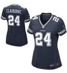Dallas Cowboys Nike #24 Girls Claiborne Women Game Jersey Navy Blue Dallas Cowboys Nike #24 Girls Claiborne Women Game Jersey Navy Blue