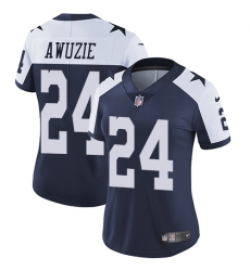 Nike Cowboys #24 Chidobe Awuzie Navy Blue Thanksgiving Womens Stitched NFL Vapor Untouchable Limited Throwback Jersey Nike Cowboys #24 Chidobe Awuzie Navy Blue Thanksgiving Womens Stitched NFL Vapor Untouchable Limited Throwback Jersey