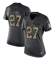 Nike Cowboys #27 Jourdan Lewis Black Womens 2016 Salute to Service NFL Limited Jersey Nike Cowboys #27 Jourdan Lewis Black Womens 2016 Salute to Service NFL Limited Jersey