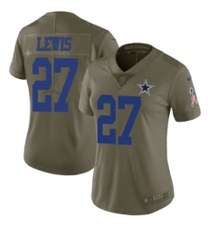 Nike Cowboys #27 Jourdan Lewis Olive Womens 2017 Salute to Service NFL Limited Jersey Nike Cowboys #27 Jourdan Lewis Olive Womens 2017 Salute to Service NFL Limited Jersey