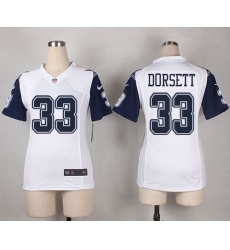 Nike Cowboys 33 Tony Dorsett White Womens Stitched NFL Elite Rush Jersey Nike Cowboys 33 Tony Dorsett White Womens Stitched NFL Elite Rush Jersey