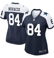 Nike Cowboys #84 Jay Novacek Navy Blue Womens Throwback Alternate NFL Game Jersey Nike Cowboys #84 Jay Novacek Navy Blue Womens Throwback Alternate NFL Game Jersey