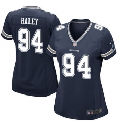 Women Dallas Cowboys #94 Charles Haley Navy Blue Retired Player NFL Nike Game Jersey Women Dallas Cowboys #94 Charles Haley Navy Blue Retired Player NFL Nike Game Jersey