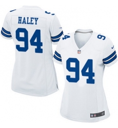 Women Dallas Cowboys #94 Charles Haley White Retired Player NFL Nike Game Jersey Women Dallas Cowboys #94 Charles Haley White Retired Player NFL Nike Game Jersey