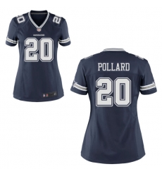 Women Nike Cowboys #20 Tony Pollard Navy Blue Game Stitched NFL Jersey Women Nike Cowboys #20 Tony Pollard Navy Blue Game Stitched NFL Jersey