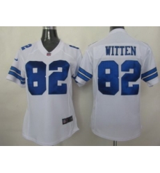 Women Nike Dallas Cowboys 82# Witten White Jersey Women Nike Dallas Cowboys 82# Witten White Jersey