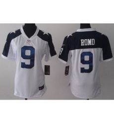 Women Nike Dallas Cowboys 9 Tony Romo White Thanksgivings NFL Jerseys Women Nike Dallas Cowboys 9 Tony Romo White Thanksgivings NFL Jerseys
