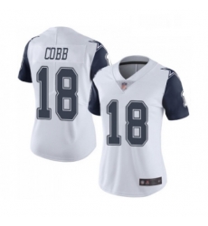 Womens Dallas Cowboys 18 Randall Cobb Limited White Rush Vapor Untouchable Football Jersey Womens Dallas Cowboys 18 Randall Cobb Limited White Rush Vapor Untouchable Football Jersey