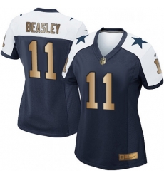 Womens Nike Dallas Cowboys 11 Cole Beasley Elite NavyGold Throwback Alternate NFL Jersey Womens Nike Dallas Cowboys 11 Cole Beasley Elite NavyGold Throwback Alternate NFL Jersey