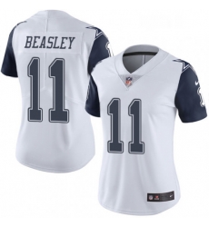 Womens Nike Dallas Cowboys 11 Cole Beasley Limited White Rush Vapor Untouchable NFL Jersey Womens Nike Dallas Cowboys 11 Cole Beasley Limited White Rush Vapor Untouchable NFL Jersey