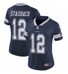 Womens Nike Dallas Cowboys 12 Roger Staubach Navy Blue Team Color Vapor Untouchable Limited Player NFL Jersey Womens Nike Dallas Cowboys 12 Roger Staubach Navy Blue Team Color Vapor Untouchable Limited Player NFL Jersey