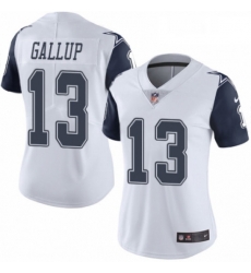 Womens Nike Dallas Cowboys 13 Michael Gallup Limited White Rush Vapor Untouchable NFL Jersey Womens Nike Dallas Cowboys 13 Michael Gallup Limited White Rush Vapor Untouchable NFL Jersey