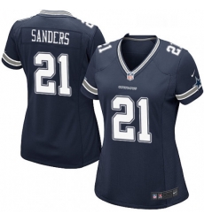 Womens Nike Dallas Cowboys 21 Deion Sanders Game Navy Blue Team Color NFL Jersey Womens Nike Dallas Cowboys 21 Deion Sanders Game Navy Blue Team Color NFL Jersey