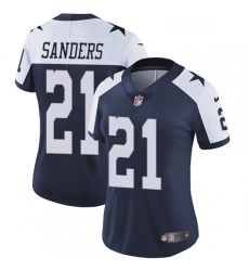 Womens Nike Dallas Cowboys 21 Deion Sanders Navy Blue Throwback Alternate Vapor Untouchable Limited Player NFL Jersey Womens Nike Dallas Cowboys 21 Deion Sanders Navy Blue Throwback Alternate Vapor Untouchable Limited Player NFL Jersey