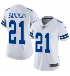 Womens Nike Dallas Cowboys 21 Deion Sanders White Vapor Untouchable Limited Player NFL Jersey Womens Nike Dallas Cowboys 21 Deion Sanders White Vapor Untouchable Limited Player NFL Jersey