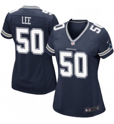 Womens Nike Dallas Cowboys 50 Sean Lee Game Navy Blue Team Color NFL Jersey Womens Nike Dallas Cowboys 50 Sean Lee Game Navy Blue Team Color NFL Jersey