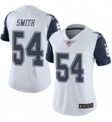 Womens Nike Dallas Cowboys 54 Jaylon Smith Limited White Rush Vapor Untouchable NFL Jersey Womens Nike Dallas Cowboys 54 Jaylon Smith Limited White Rush Vapor Untouchable NFL Jersey