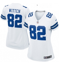 Womens Nike Dallas Cowboys 82 Jason Witten Game White NFL Jersey Womens Nike Dallas Cowboys 82 Jason Witten Game White NFL Jersey