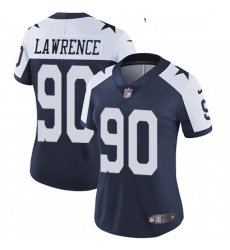 Womens Nike Dallas Cowboys 90 Demarcus Lawrence Elite Navy Blue Throwback Alternate NFL Jersey Womens Nike Dallas Cowboys 90 Demarcus Lawrence Elite Navy Blue Throwback Alternate NFL Jersey