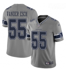 Cowboys #55 Leighton Vander Esch Gray Youth Stitched Football Limited Inverted Legend Jersey Cowboys #55 Leighton Vander Esch Gray Youth Stitched Football Limited Inverted Legend Jersey