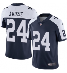 Nike Cowboys #24 Chidobe Awuzie Navy Blue Thanksgiving Youth Stitched NFL Vapor Untouchable Limited Throwback Jersey Nike Cowboys #24 Chidobe Awuzie Navy Blue Thanksgiving Youth Stitched NFL Vapor Untouchable Limited Throwback Jersey