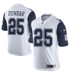 Nike Cowboys #25 Lance Dunbar White Youth Stitched NFL Elite Rush Jersey Nike Cowboys #25 Lance Dunbar White Youth Stitched NFL Elite Rush Jersey