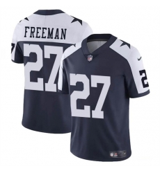 Youth Dallas Cowboys 27 Royce Freeman Navy White Thnaksgiving Vapor Untouchable Limited Stitched Football Jersey Youth Dallas Cowboys 27 Royce Freeman Navy White Thnaksgiving Vapor Untouchable Limited Stitched Football Jersey