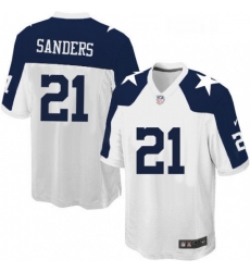 Youth Nike Dallas Cowboys 21 Deion Sanders Elite White Throwback Alternate NFL Jersey Youth Nike Dallas Cowboys 21 Deion Sanders Elite White Throwback Alternate NFL Jersey