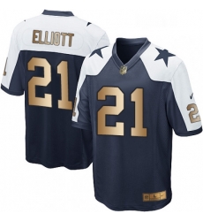 Youth Nike Dallas Cowboys 21 Ezekiel Elliott Elite NavyGold Throwback Alternate NFL Jersey Youth Nike Dallas Cowboys 21 Ezekiel Elliott Elite NavyGold Throwback Alternate NFL Jersey