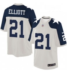Youth Nike Dallas Cowboys 21 Ezekiel Elliott Limited White Throwback Alternate NFL Jersey Youth Nike Dallas Cowboys 21 Ezekiel Elliott Limited White Throwback Alternate NFL Jersey